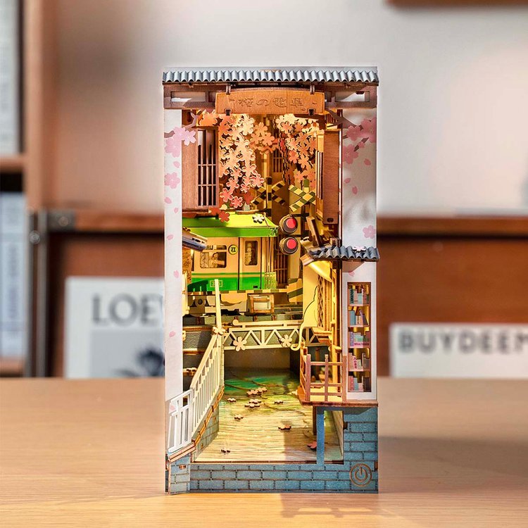 Book Nooks DIY 3D Wooden Puzzle - DIYRICLE