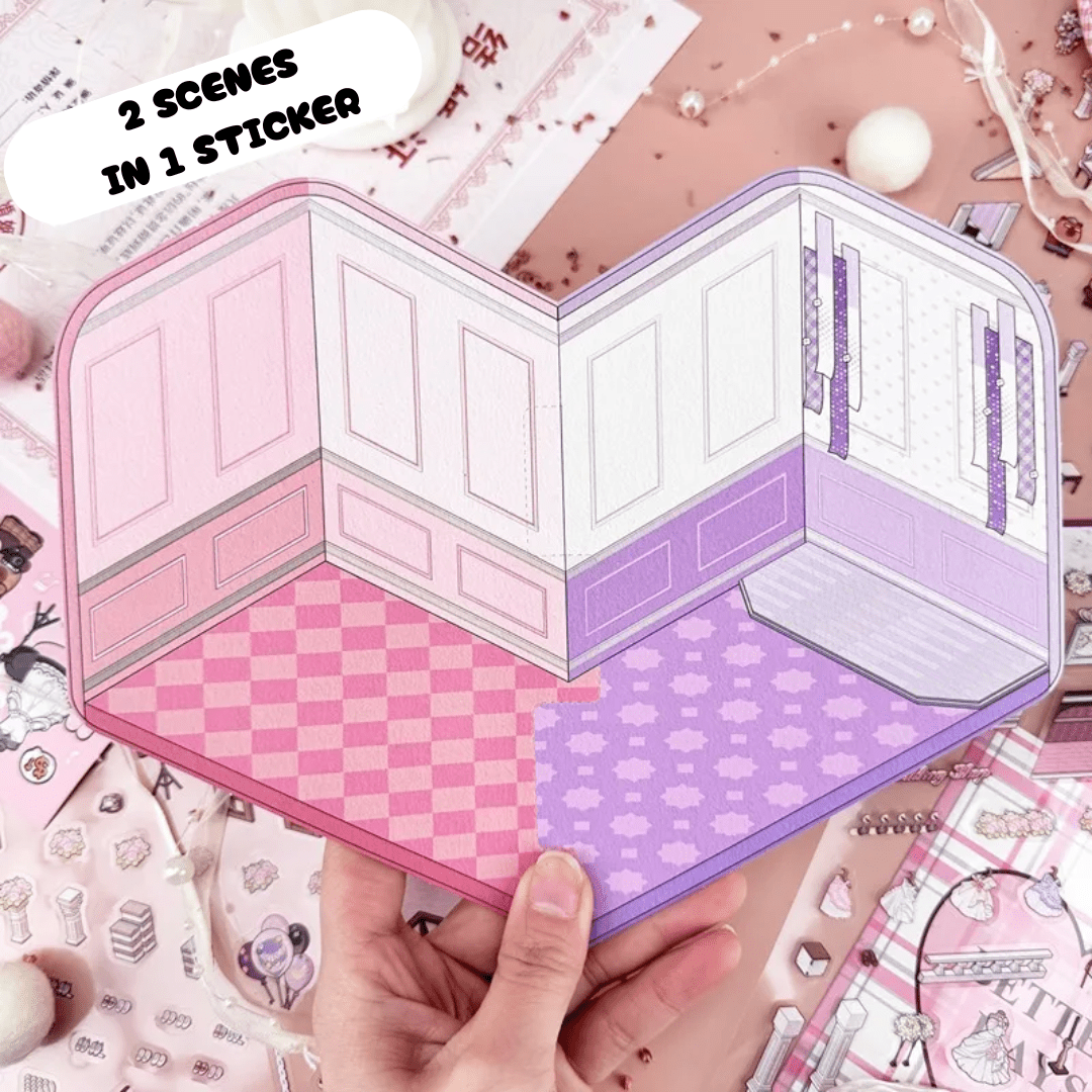 Cappy & Co. Hustle - Stick n’ Scene 3D DIY Scene Stickers Therapy