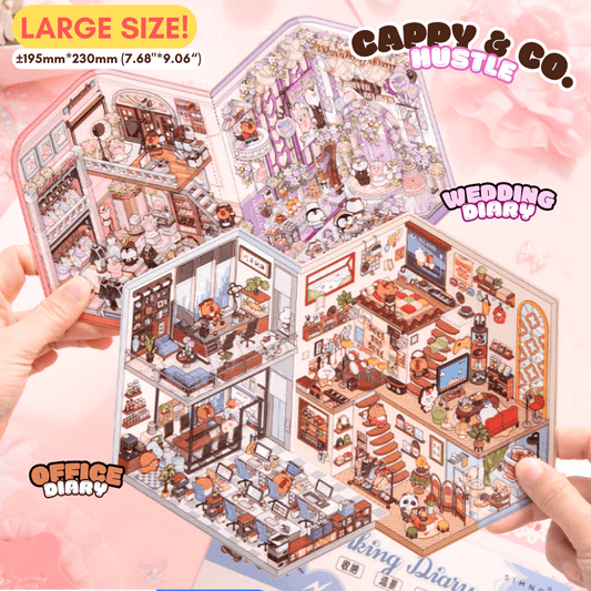 Cappy & Co. Hustle - Stick n’ Scene 3D DIY Scene Stickers Therapy - DIYRICLE
