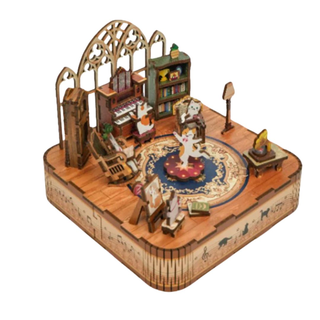 Cat Party DIY Music Box
