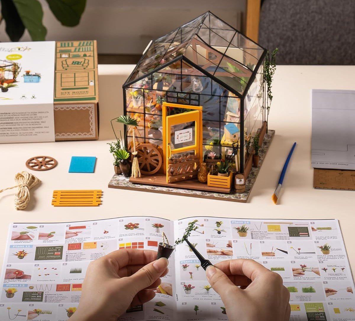 Cathy's Flower House DIY Miniature House