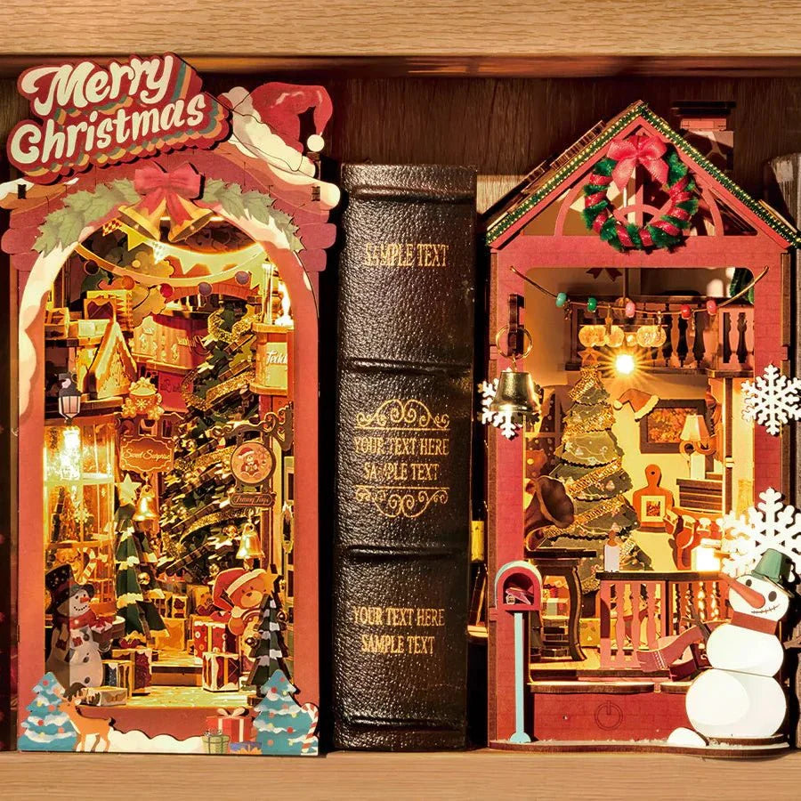 Christmas Alley 3D DIY Book Nook Kit