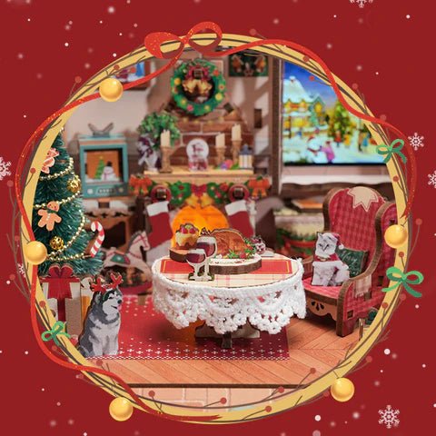Christmas Cottage TechArt DIY Music Box