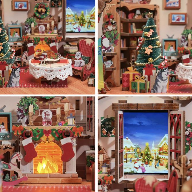 Christmas Cottage TechArt DIY Music Box