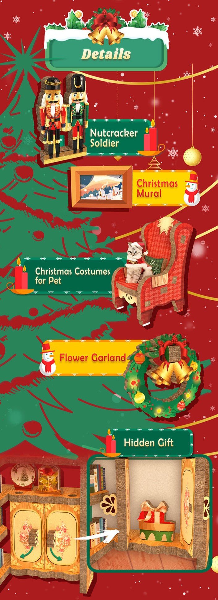 Christmas Cottage TechArt DIY Music Box