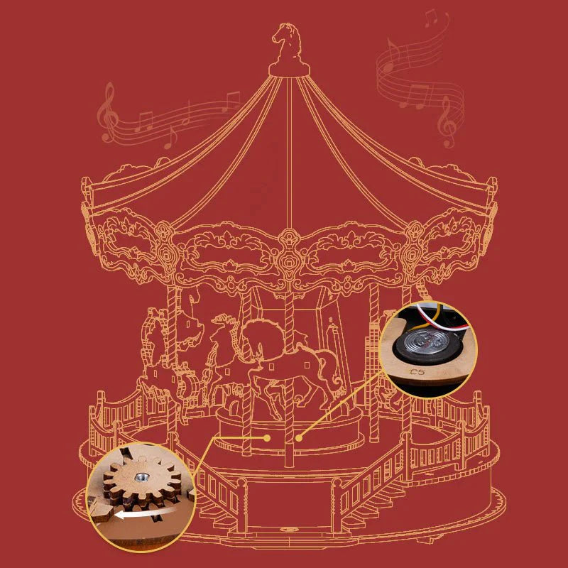 Christmas Dream Gift Factory DIY Music Box