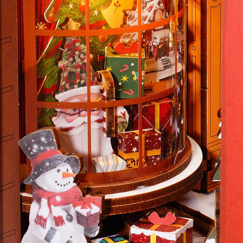 Cozy Christmas Cabin 3D DIY Book Nook Kit
