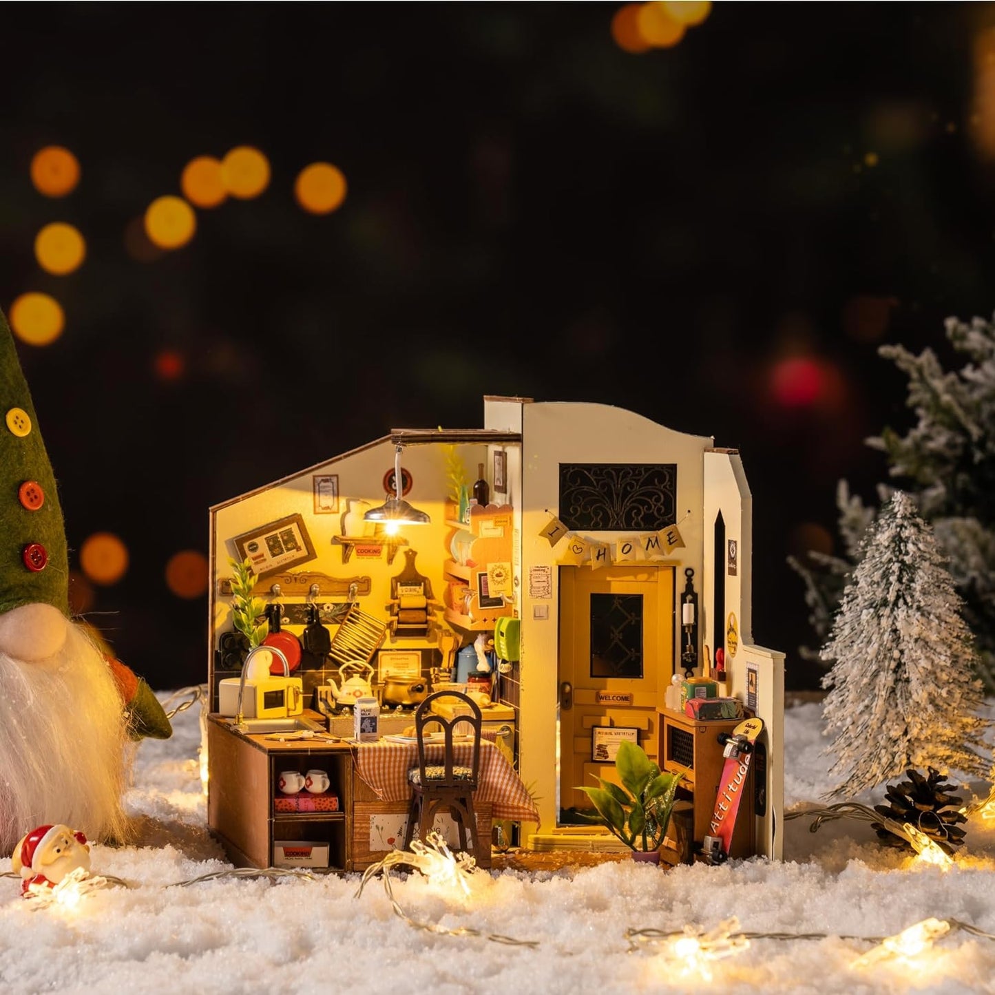 Cozy Kitchen DIY Miniature House Kit