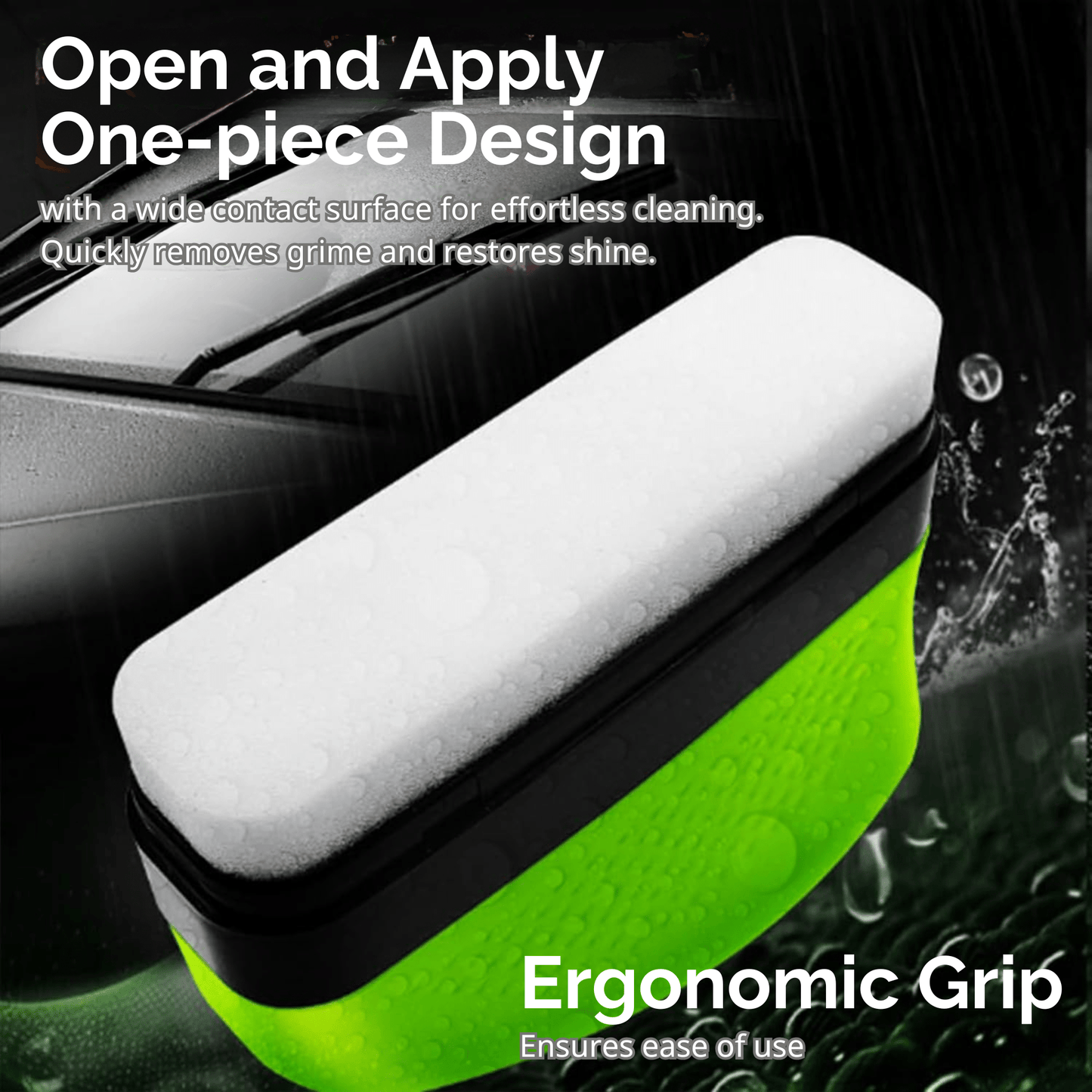 CrystalShield Pro 2.0 Hydrophobic Anti-Fog & Oil Film Glass Cleaning Brush