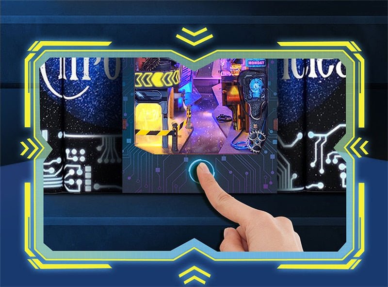 Cyberpunk City DIY Book Nook Kit
