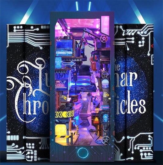 Cyberpunk City DIY Book Nook Kit
