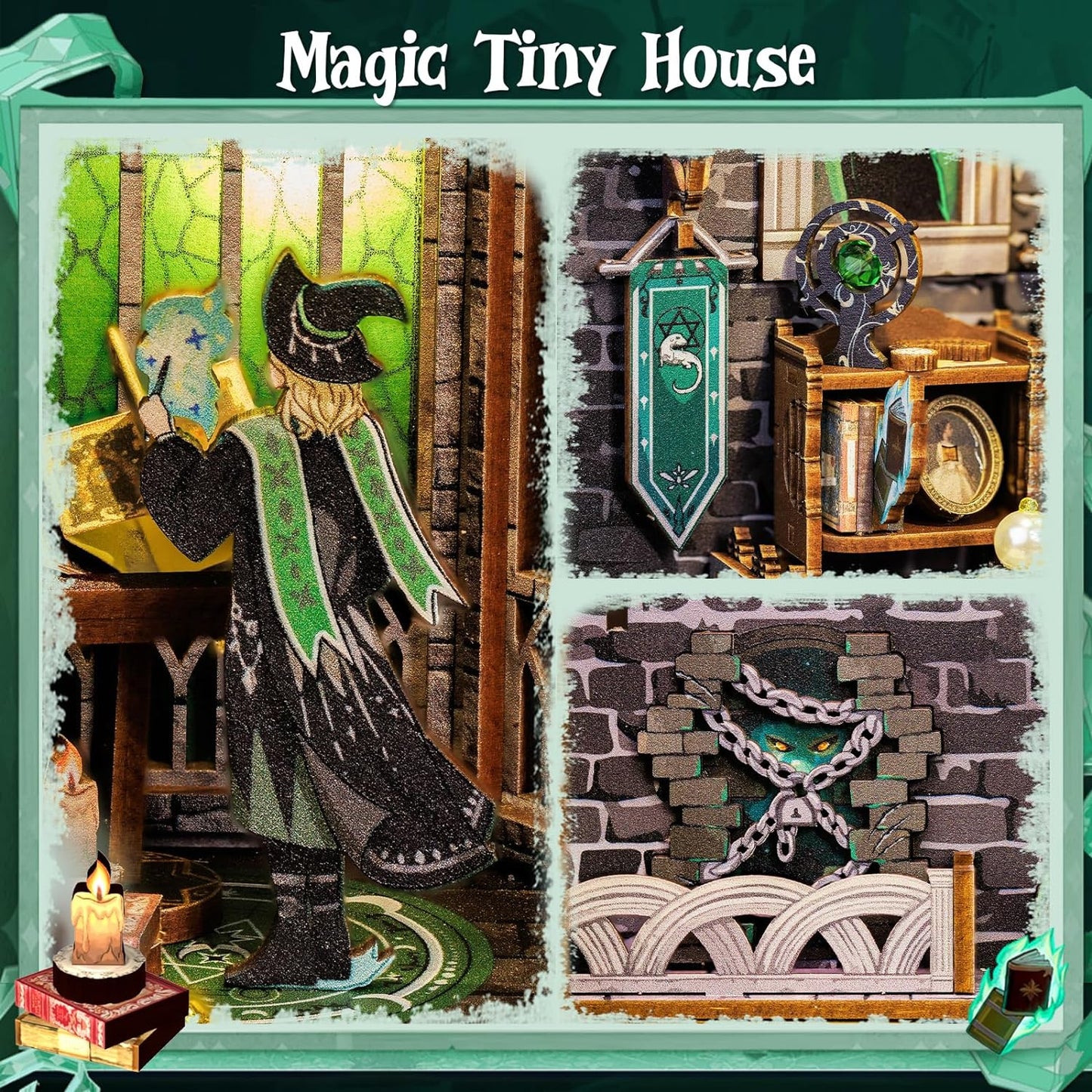 Darkness Common Room DIY Book Nook Kit