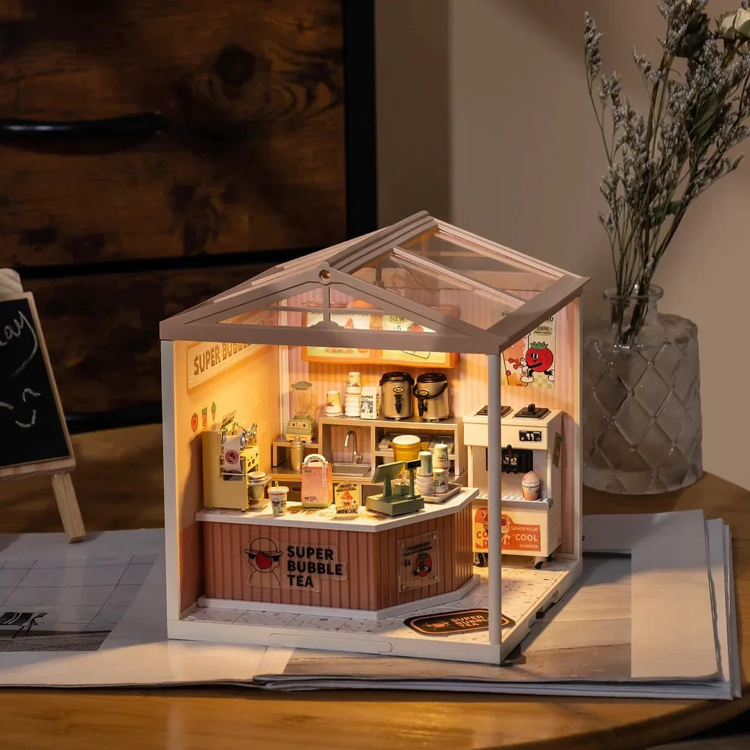 Double Joy Bubble Tea Super Creator DIY Miniature Set - DIYRICLE