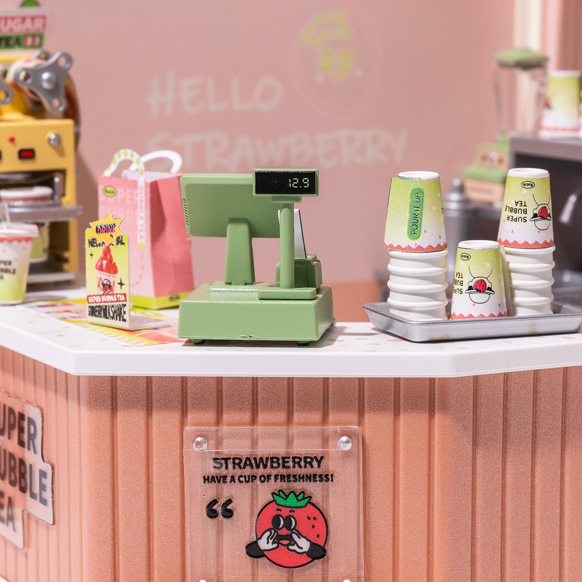 Double Joy Bubble Tea Super Creator DIY Miniature Set