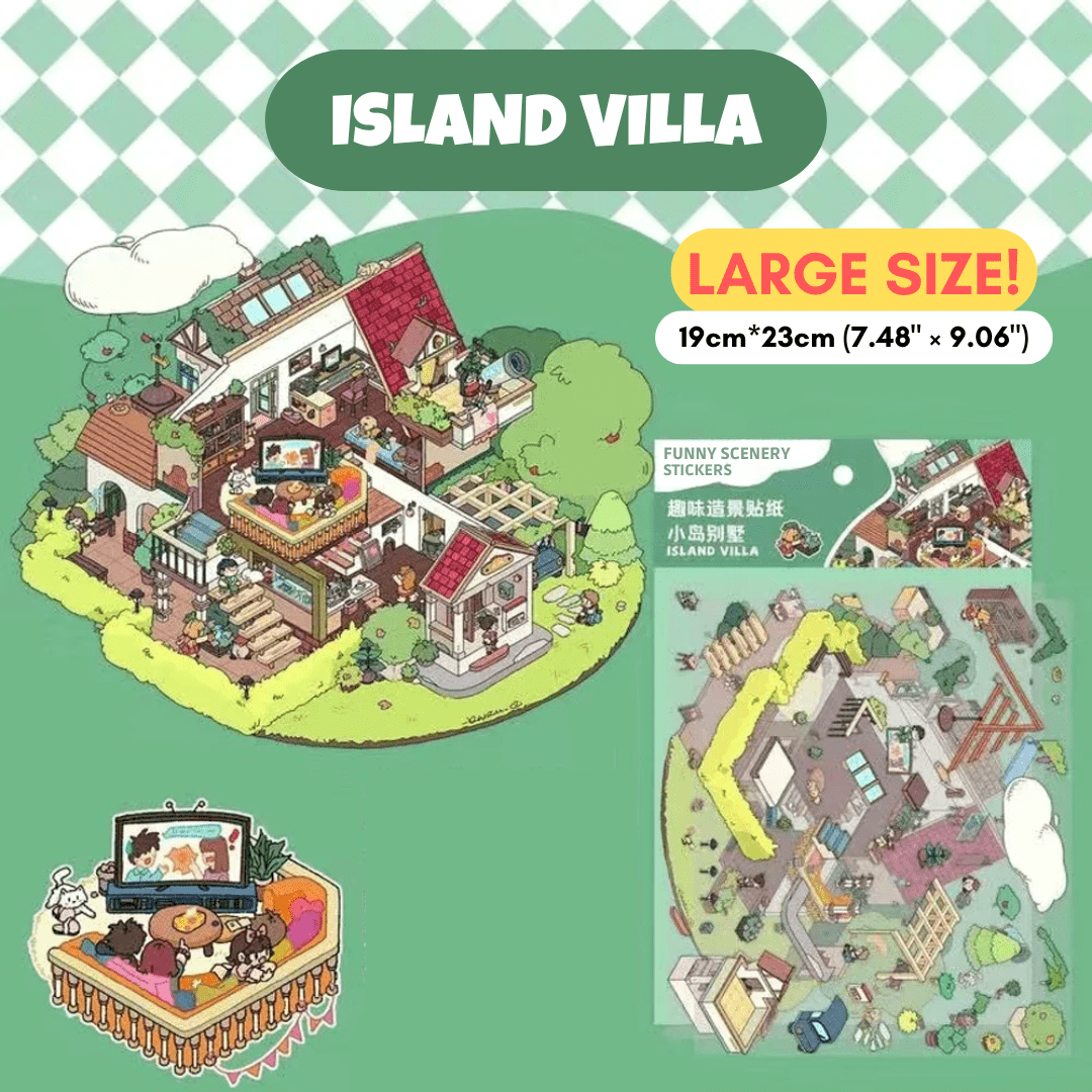 Stick n’ Scene 3D DIY Scene Stickers Therapy Sets