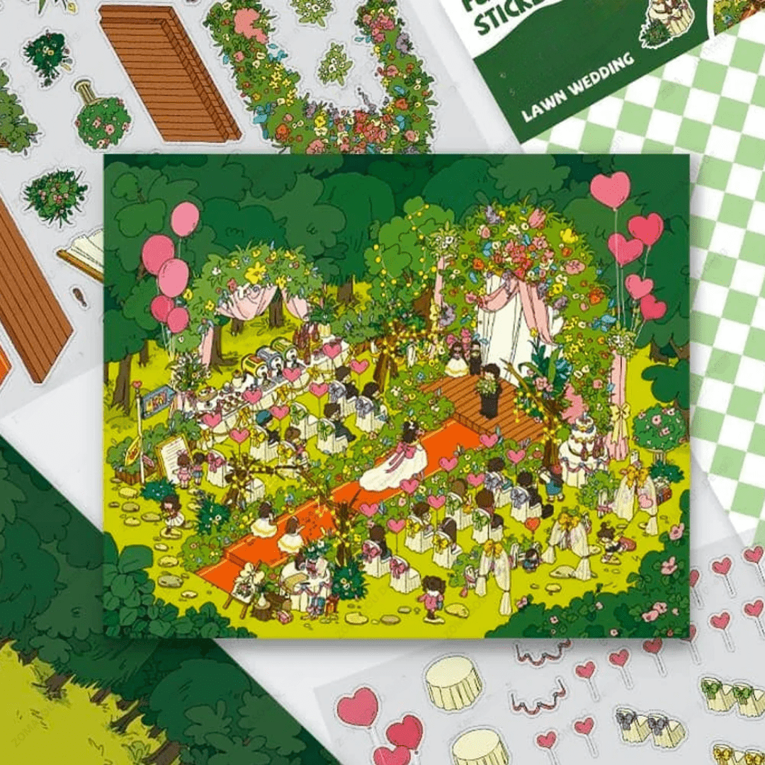 Dreamy Retreats Collection Large - Stick n’ Scene 3D DIY Scene Stickers Therapy