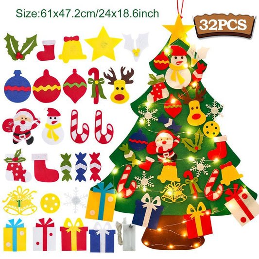 FeltFun DIY Christmas Tree - DIYRICLE