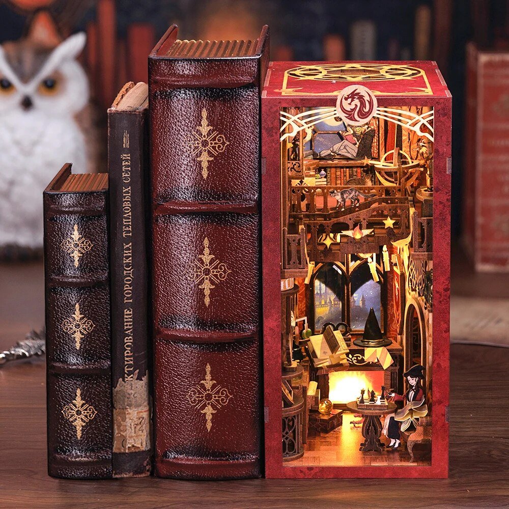 Flame Common Room DIY Book Nook Kit