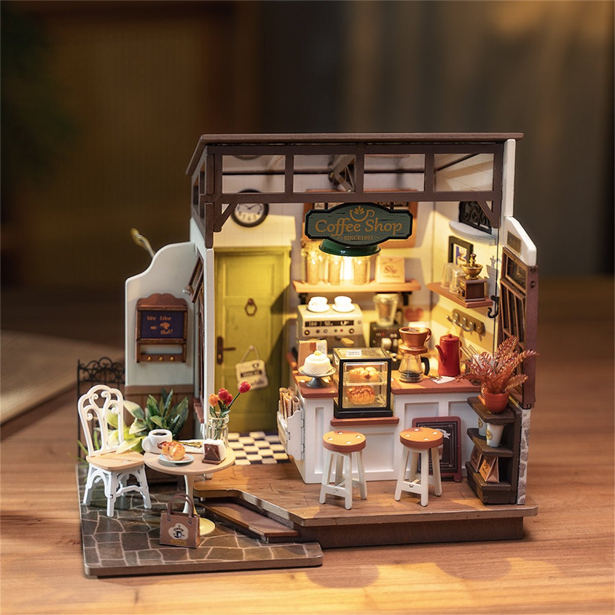 Flavory Cafe Miniature House kit - DIYRICLE