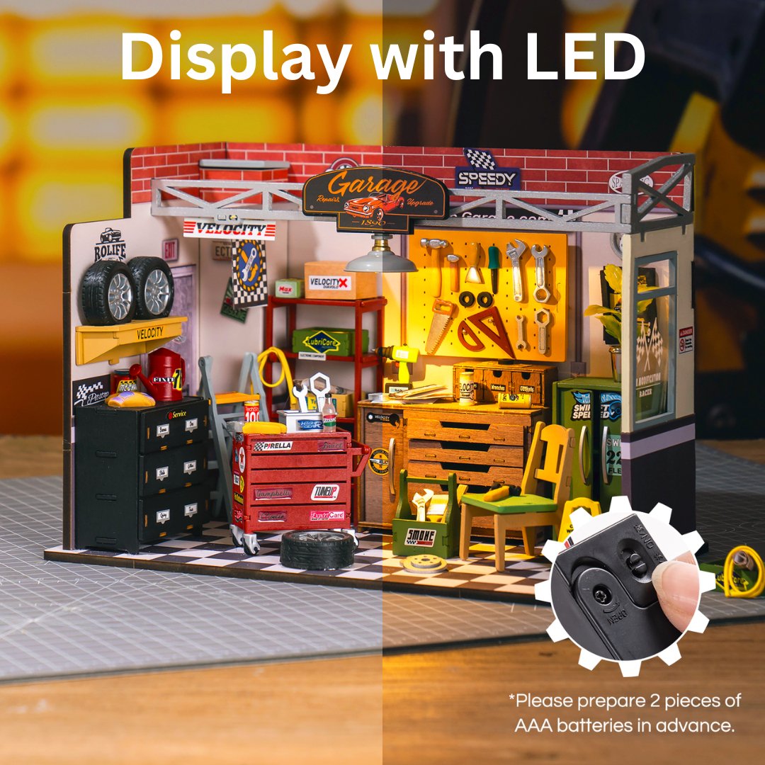 Garage Workshop DIY Miniature Set