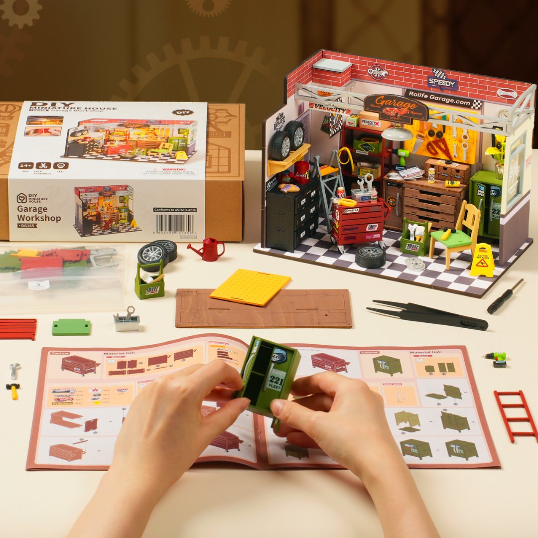 Garage Workshop DIY Miniature Set