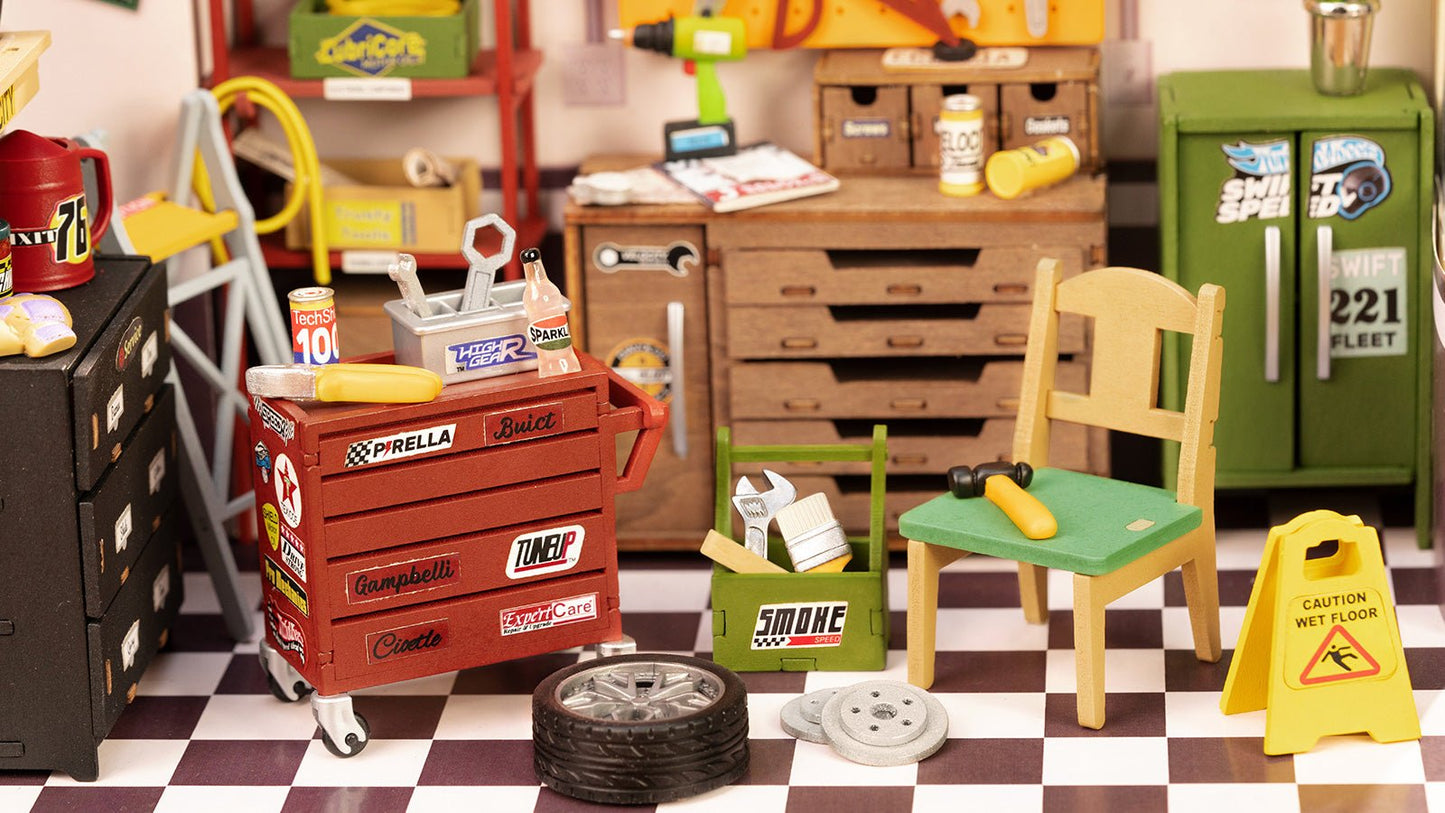 Garage Workshop DIY Miniature Set