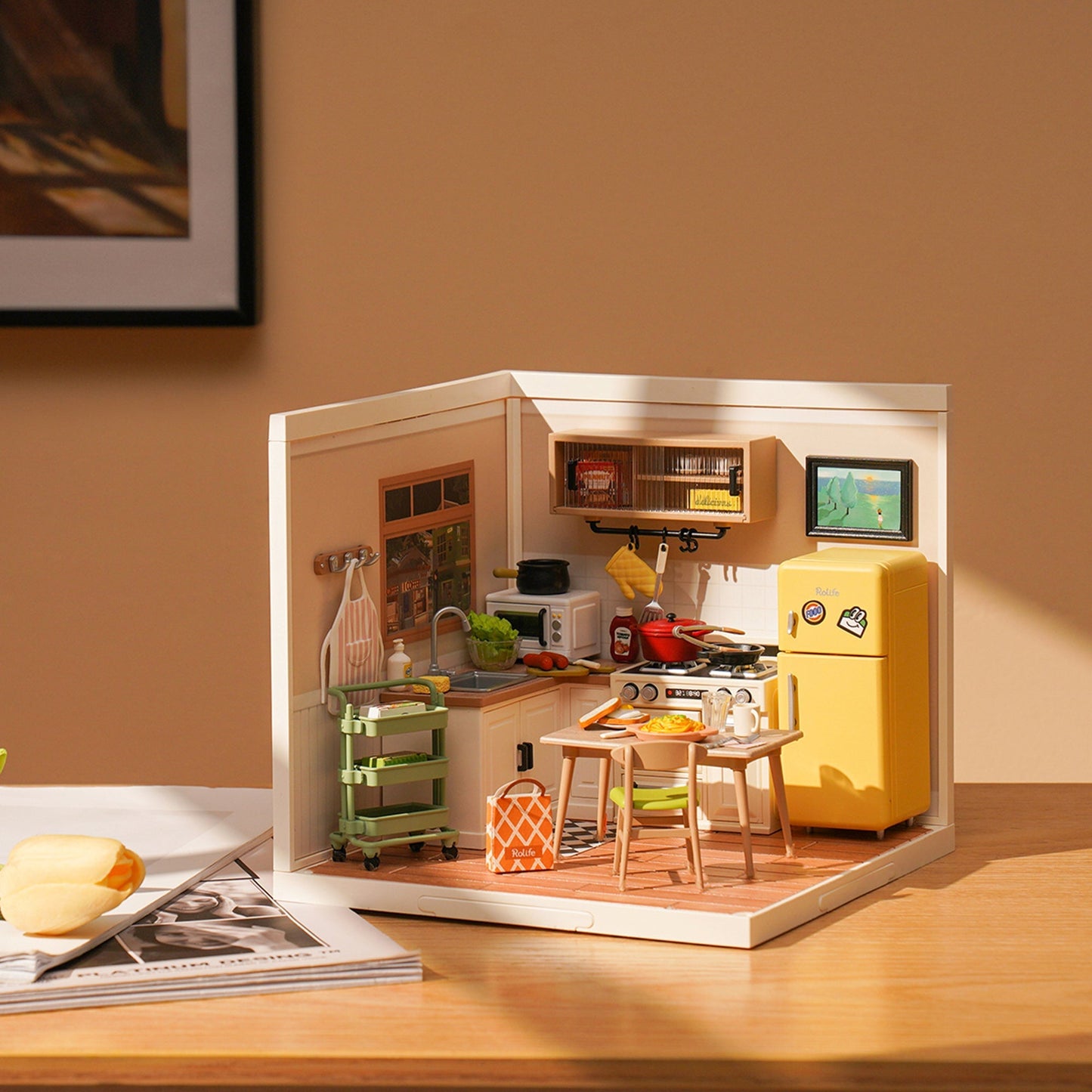 Happy Meals Kitchen Super Creator DIY Miniature Set