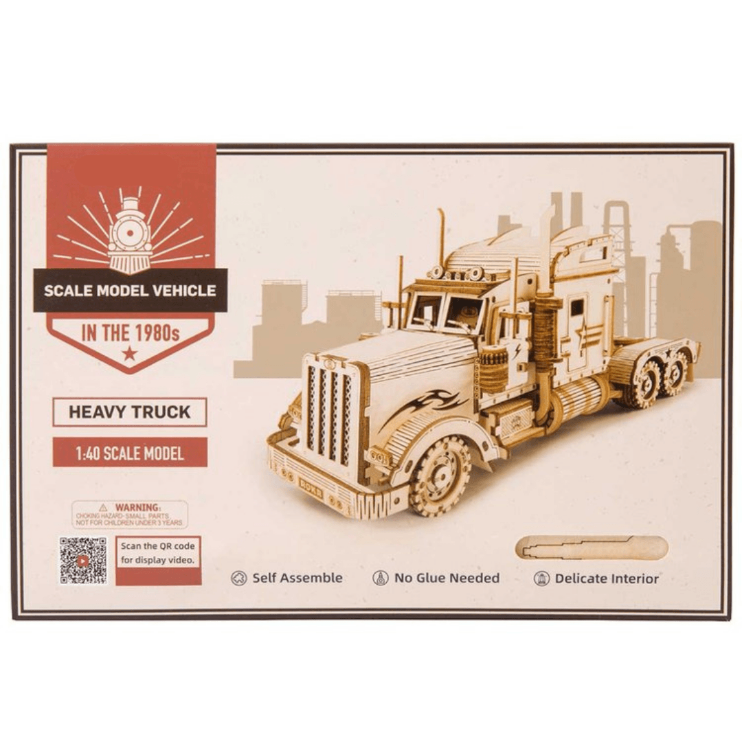 Heavy Truck Scale Model 3D Wooden Puzzle