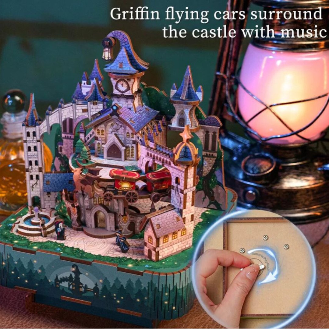 Hogwarts Magical Castle DIY Music Box