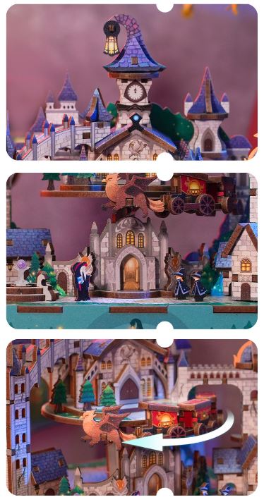 Hogwarts Magical Castle DIY Music Box