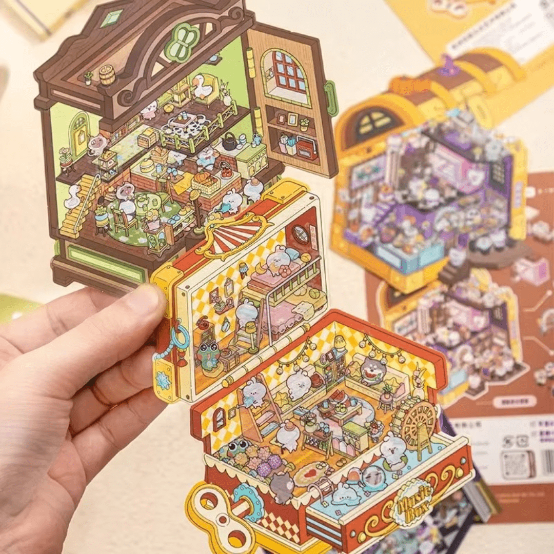 Stick n’ Scene 3D DIY Scene Stickers Therapy Sets