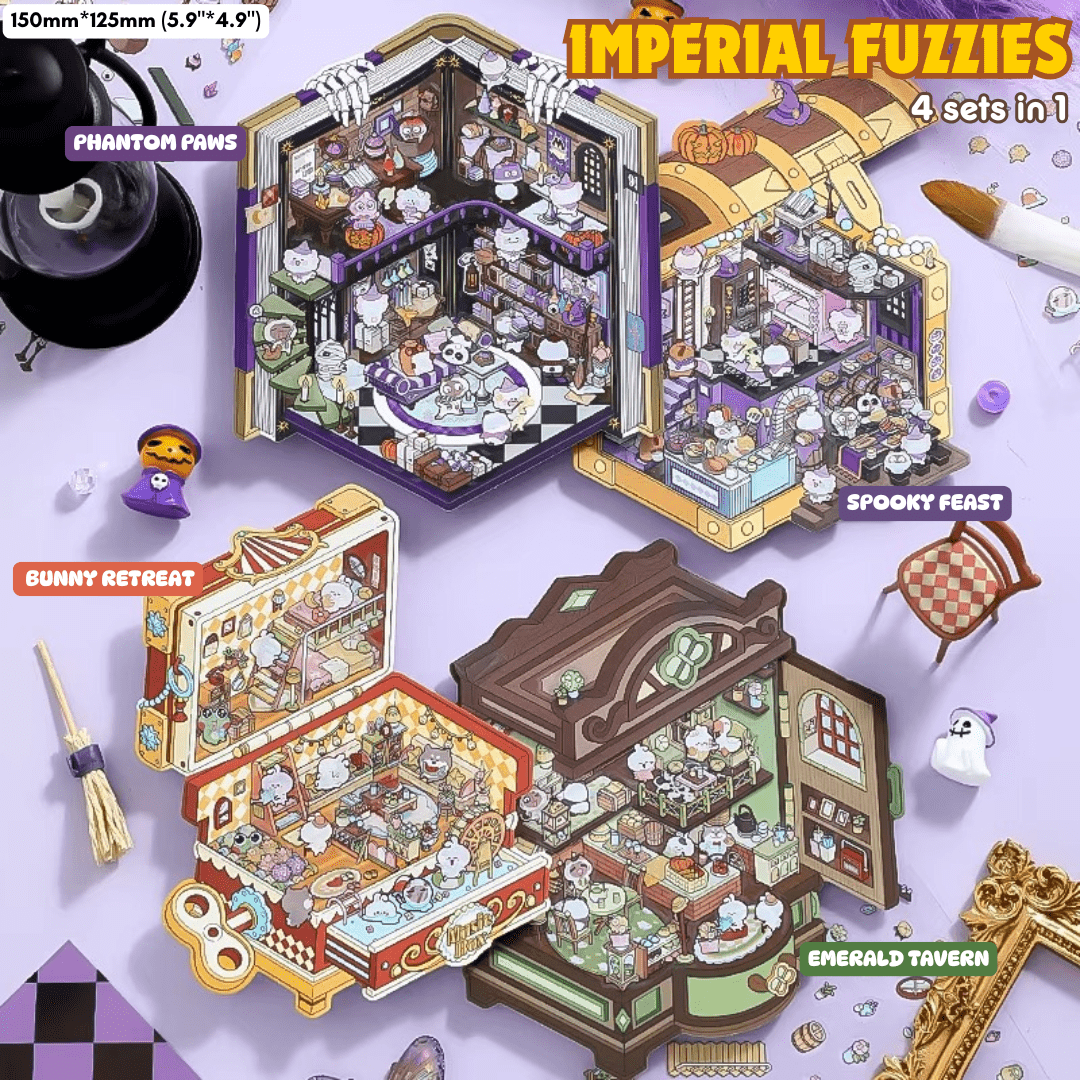 Imperial Fuzzies - Stick n’ Scene 3D DIY Scene Stickers Therapy