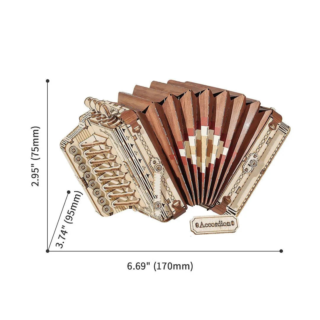 Magic Cello Mechanical Music Box & Music Instruments 3D Wooden Puzzle