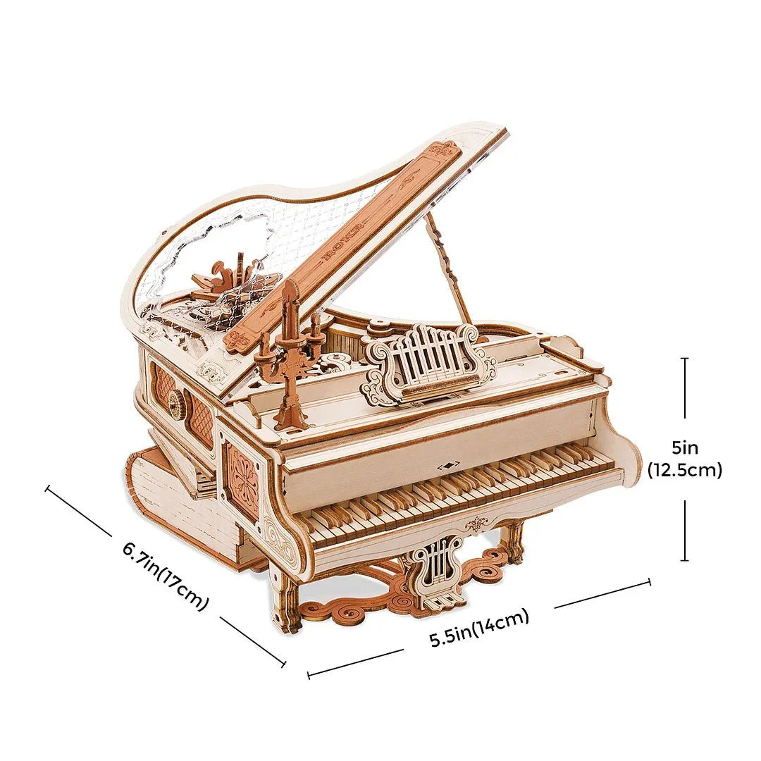 Magic Cello Mechanical Music Box & Music Instruments 3D Wooden Puzzle