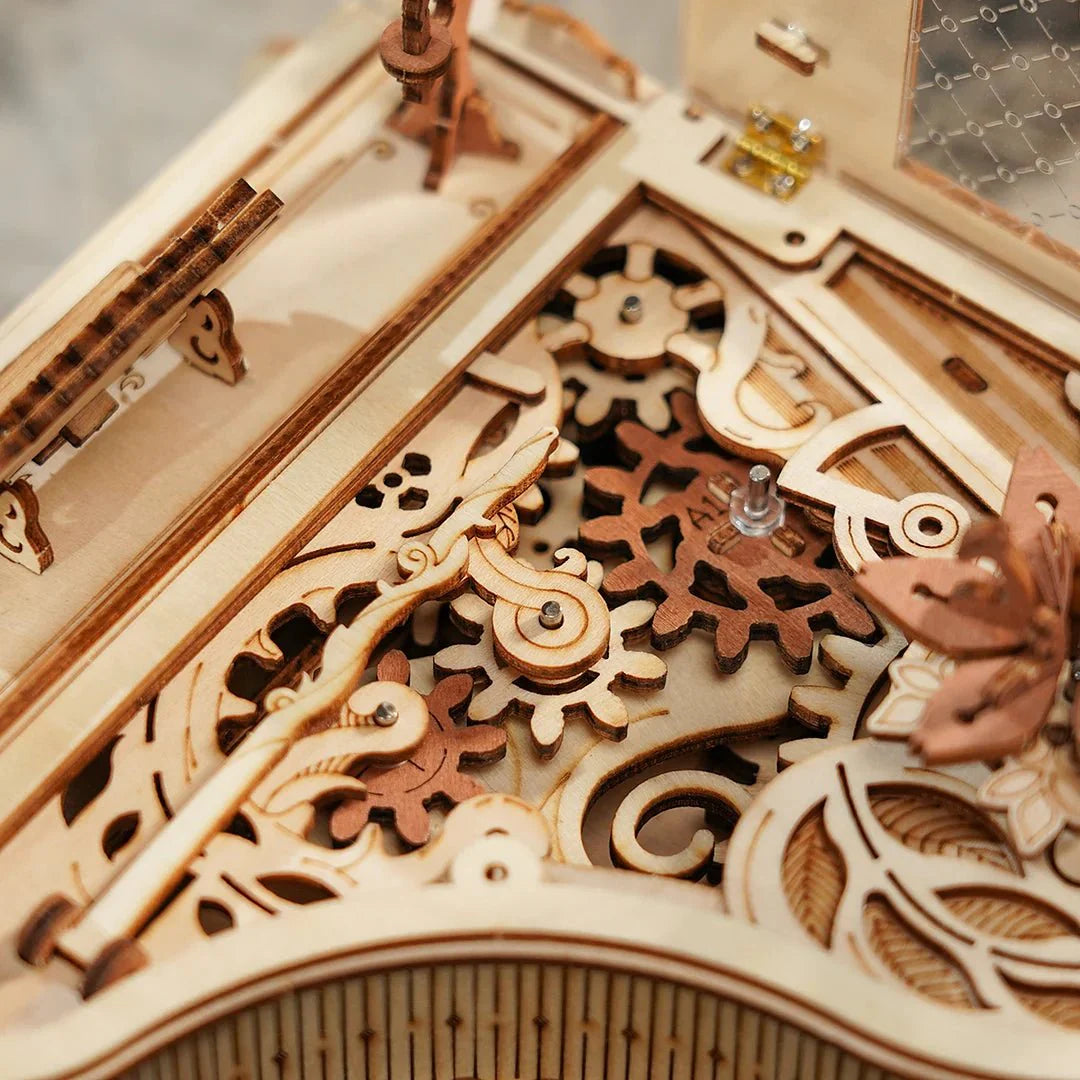 Magic Cello Mechanical Music Box & Music Instruments 3D Wooden Puzzle