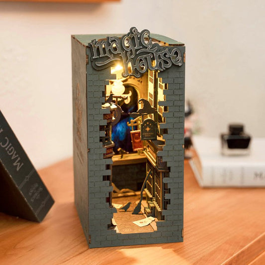 Magic House 3D Wooden DIY Book Nook - DIYRICLE