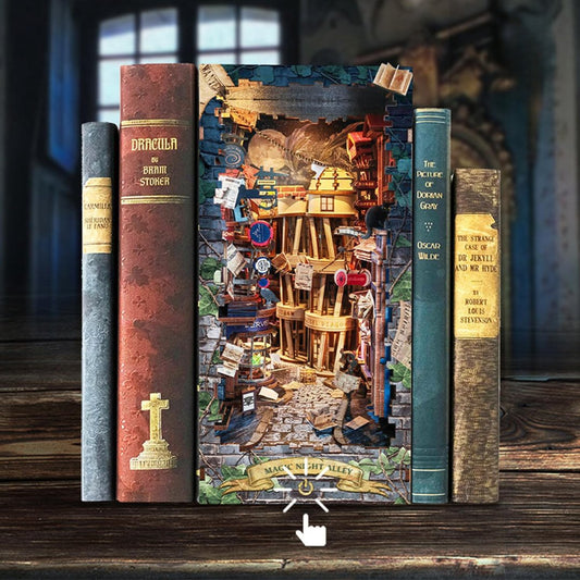 Magic Night Alley DIY Book Nook Kit
