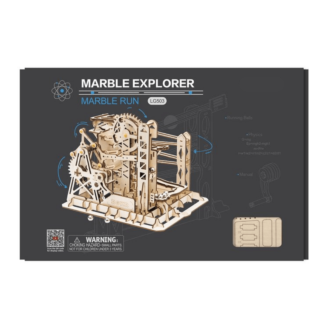 Marble Explorer Swingback Wall Marble Run MR-3 3D Wooden Puzzle