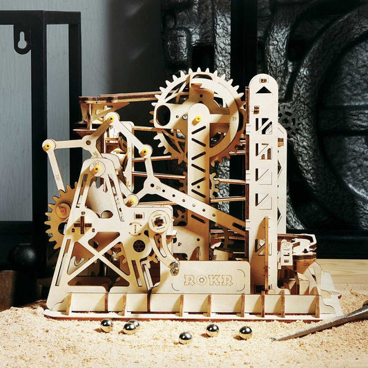 Marble Explorer Swingback Wall Marble Run MR-3 3D Wooden Puzzle