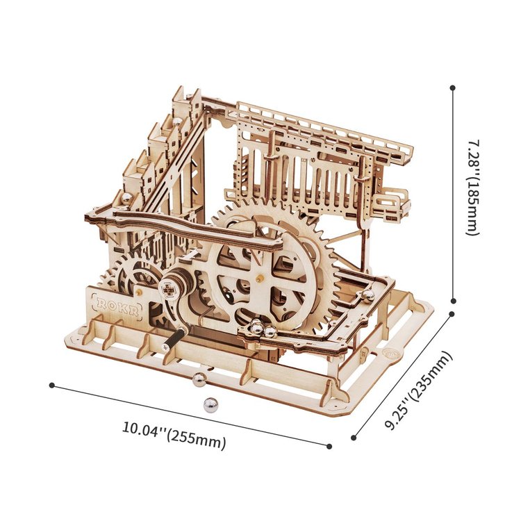 Marble Spaceport Marble Run DIY Wooden Puzzle