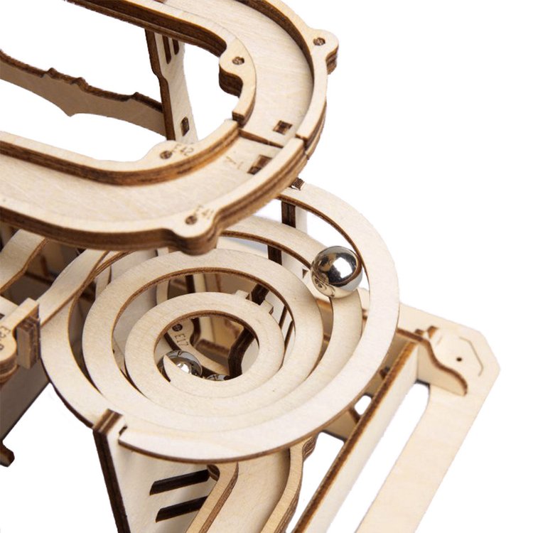 Marble Spaceport Marble Run DIY Wooden Puzzle