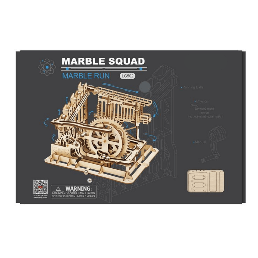 Marble Squad Trapdoors Marble Run MR-4 3D Wooden Puzzle