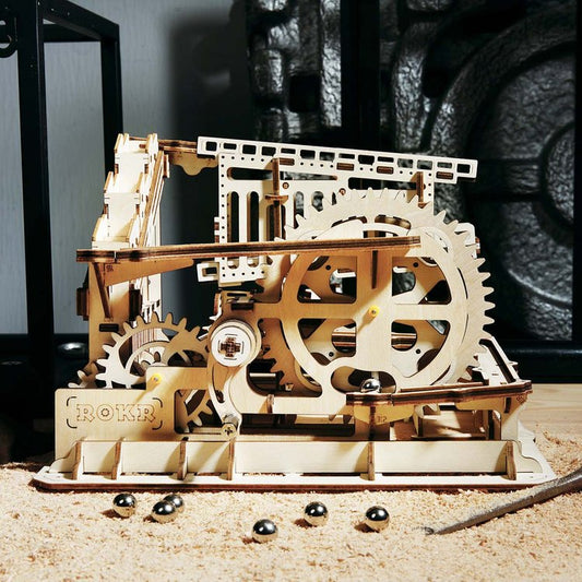 Marble Squad Trapdoors Marble Run MR-4 3D Wooden Puzzle