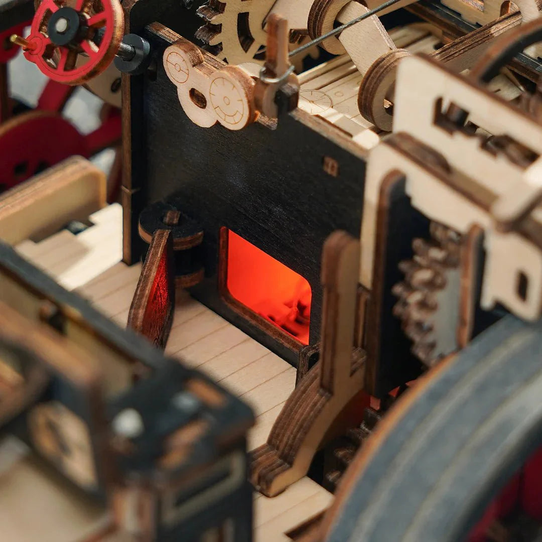 Mechanical Steam Engine 3D Wooden Puzzle
