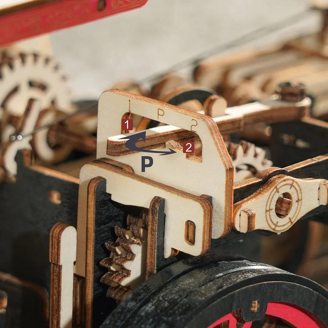 Mechanical Steam Engine 3D Wooden Puzzle