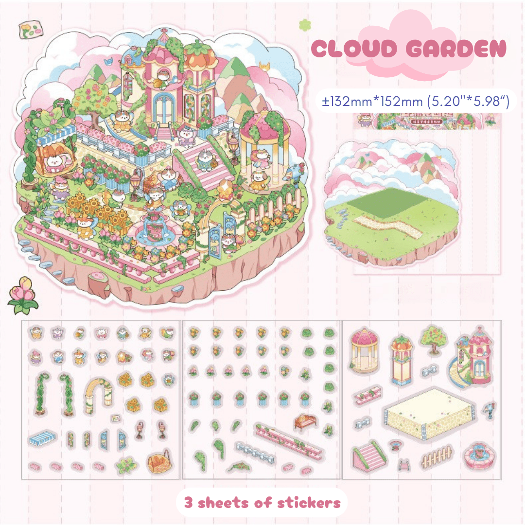 Stick n’ Scene 3D DIY Scene Stickers Therapy Sets