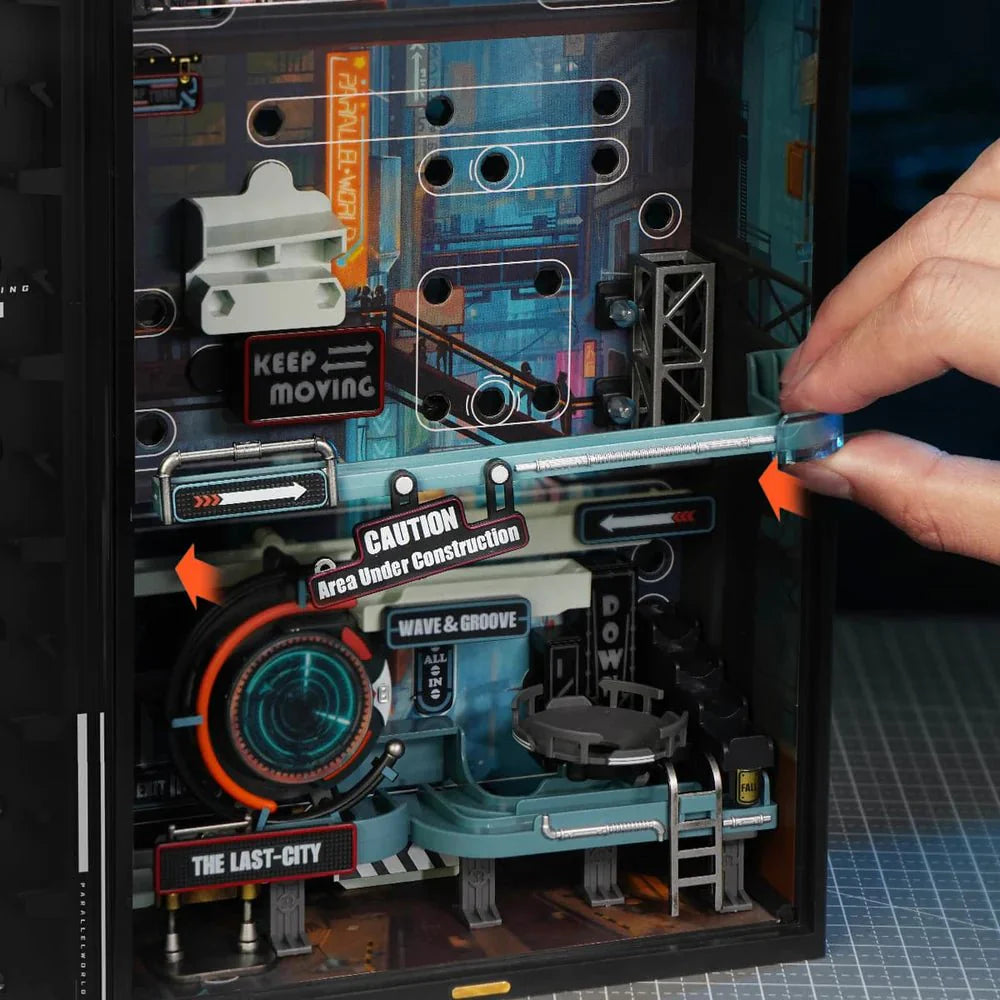 Neon Circuit City Marble Run DIY Kit