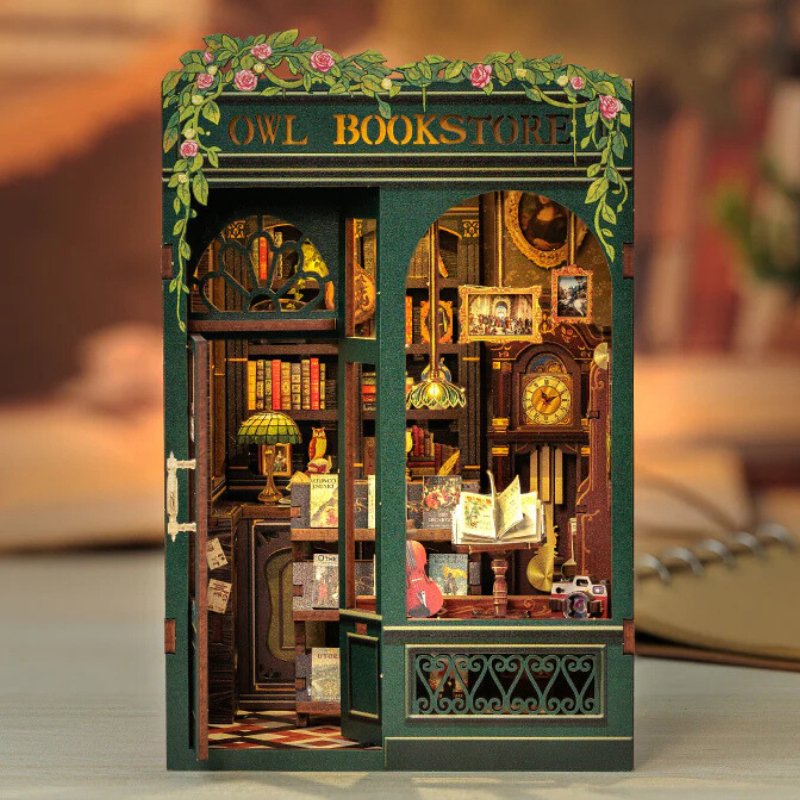 Owl Bookstore DIY Book Nook Kit