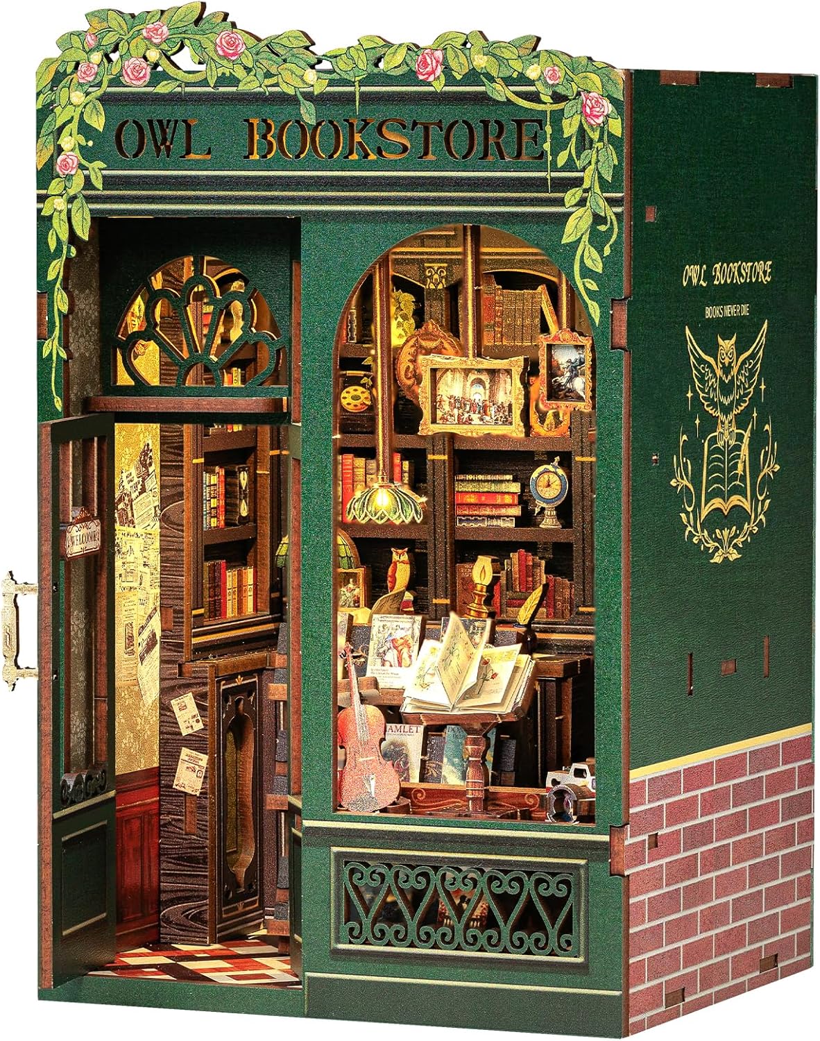 Owl Bookstore DIY Book Nook Kit