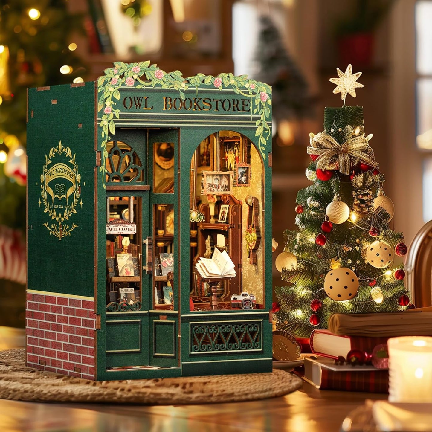 Owl Bookstore DIY Book Nook Kit